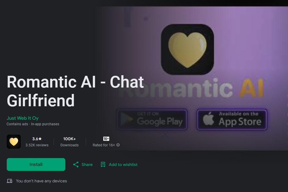 Romantic AI – Chat Girlfriend