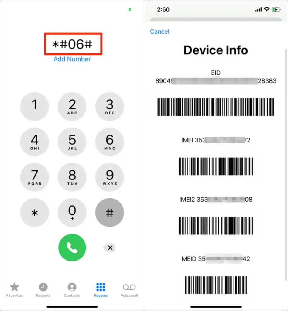 How to Find iPhone’s Second SIM IMEI to Register it with PTA?