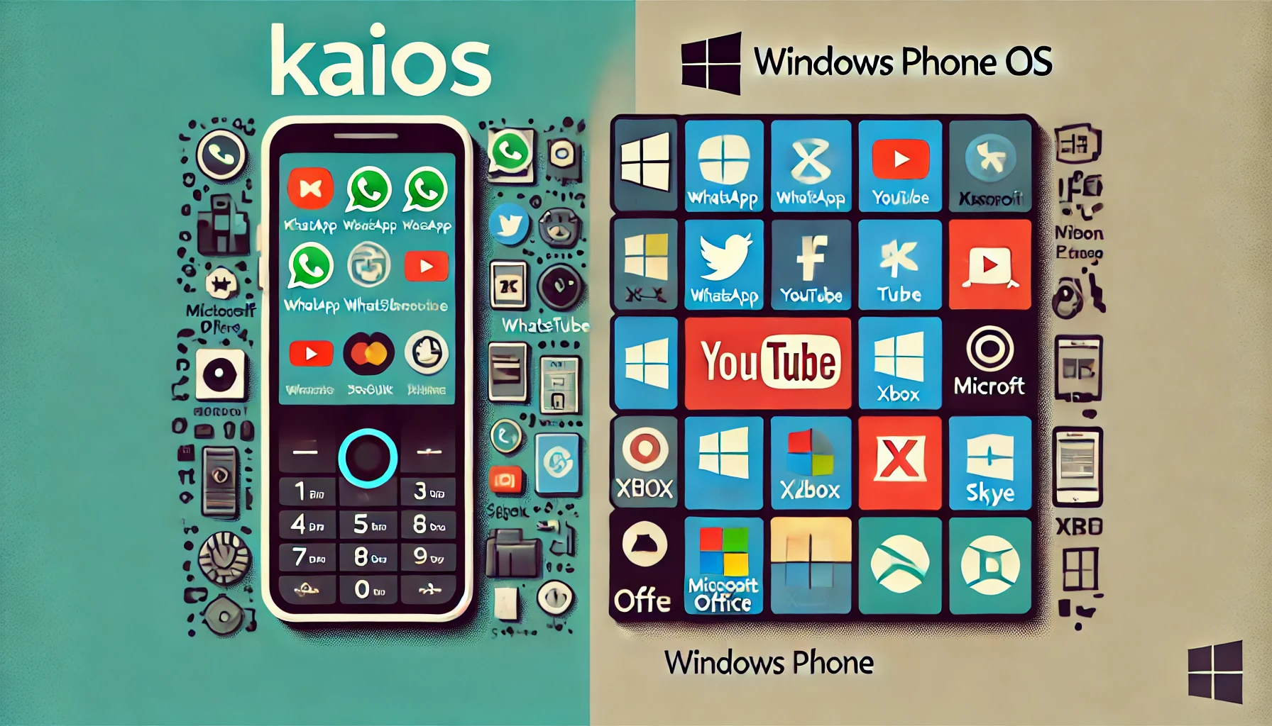 KaiOS vs Windows Phone OS