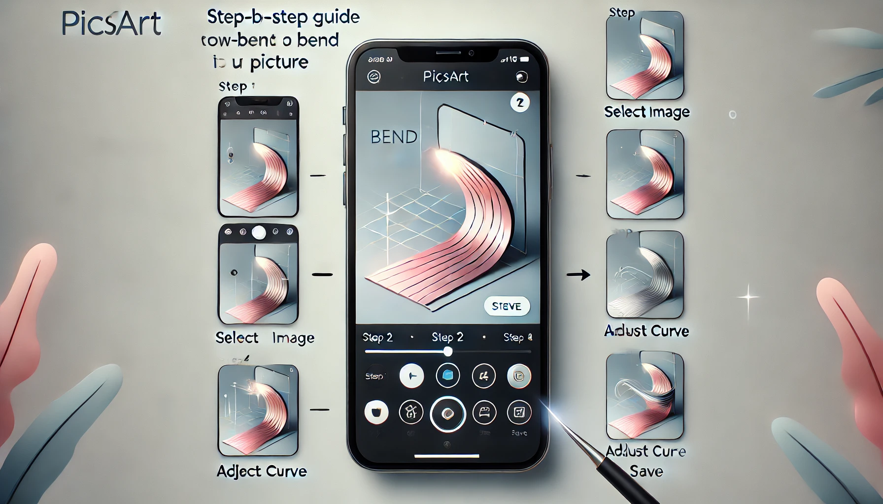 Step-by-Step Guide on How to Bend a Picture in Picsart