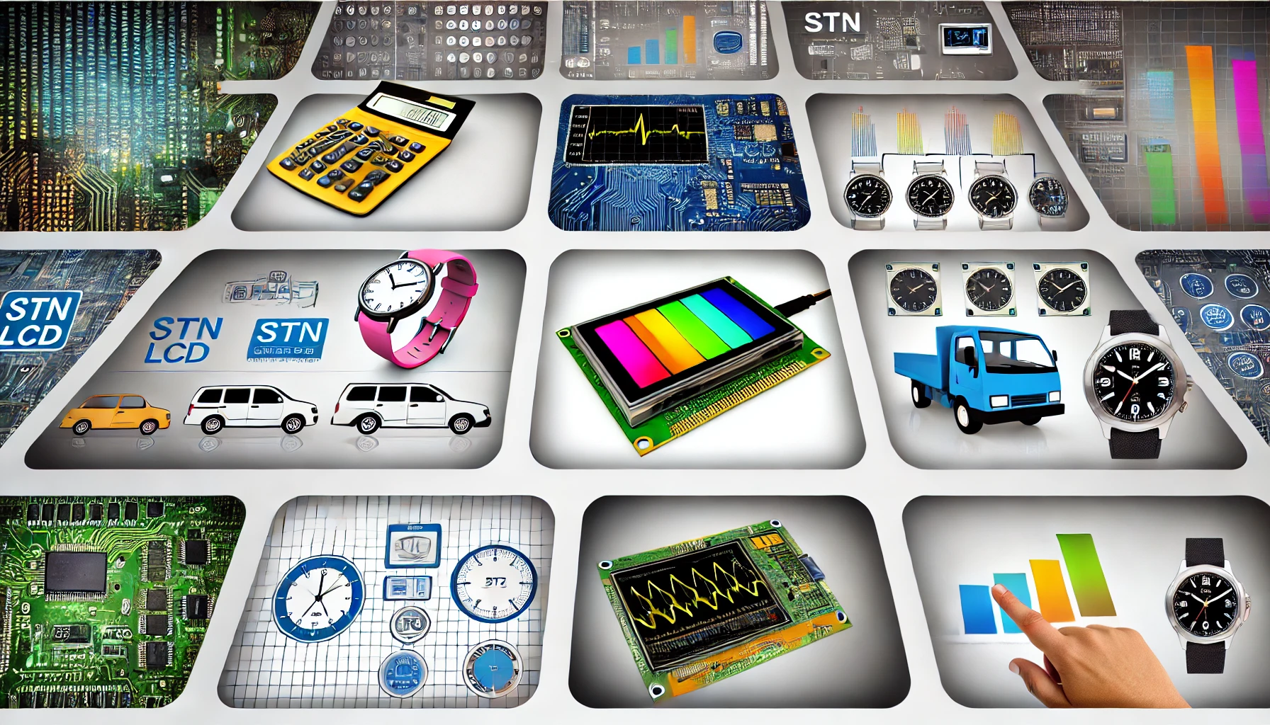 Applications of STN LCD