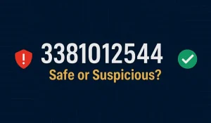 3381012544 a Safe Mobile Number or a Suspicious Caller
