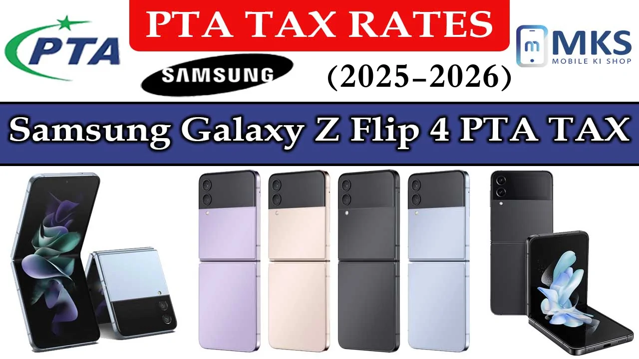 Samsung Galaxy Z Flip 4 PTA Tax