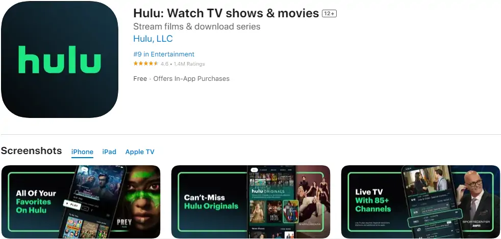 Hulu - Watch TV shows & movies