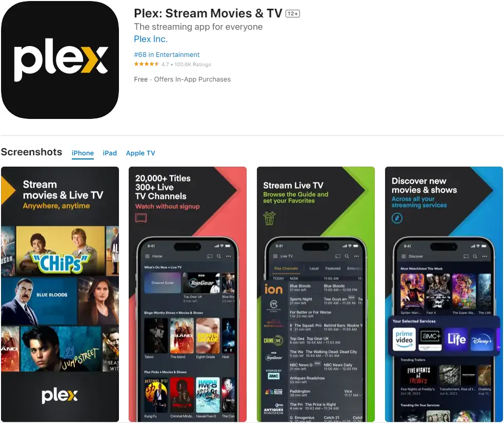 Plex - Stream Movies & TV