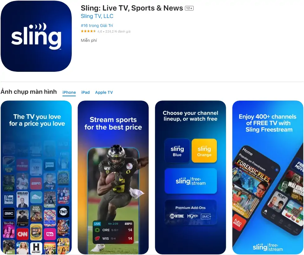 Sling - Live TV, Sports & News