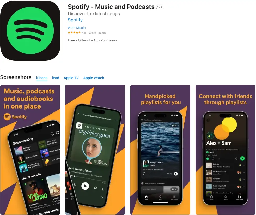 Spotify - Music and Podcasts