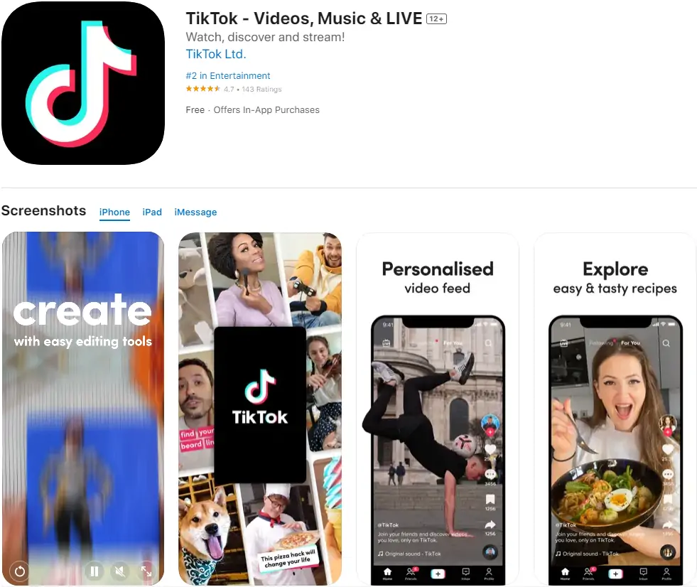 TikTok - Videos, Music & LIVE