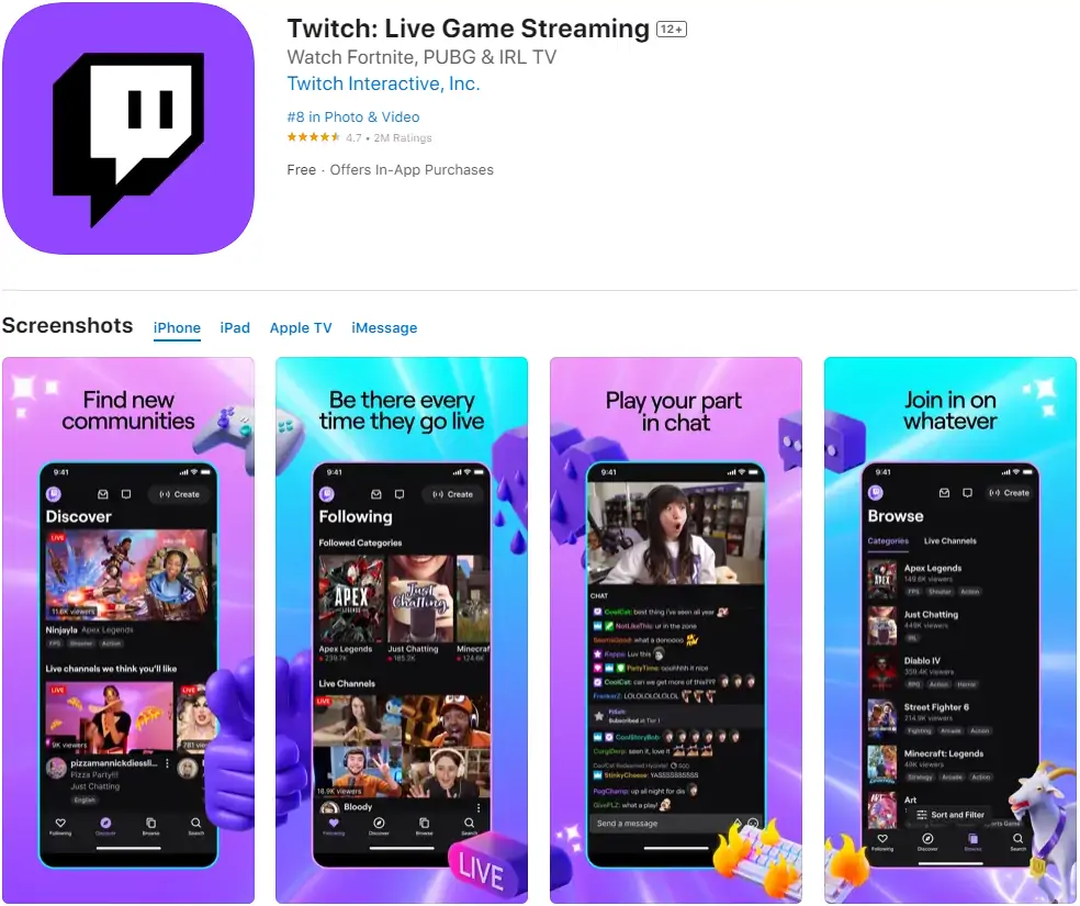 Twitch - Live Game Streaming