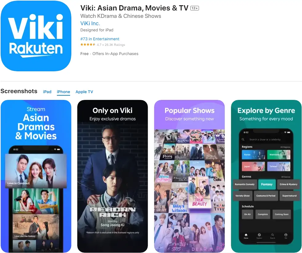 Viki - Asian Drama, Movies & TV
