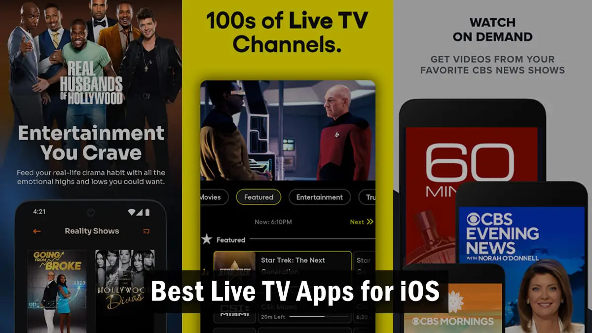 Best Free Live TV Apps for iOS, iPhone, iPad