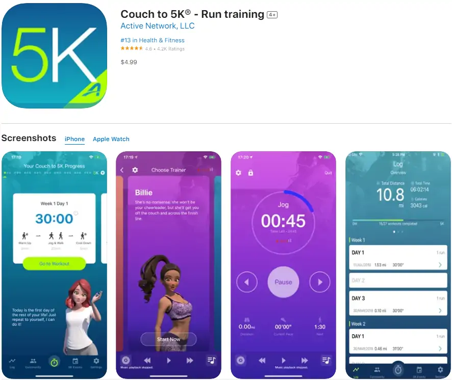 Couch to 5K runner app