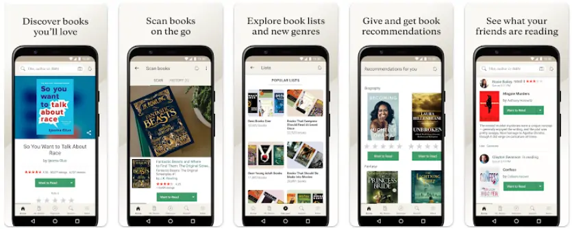 Goodreads app