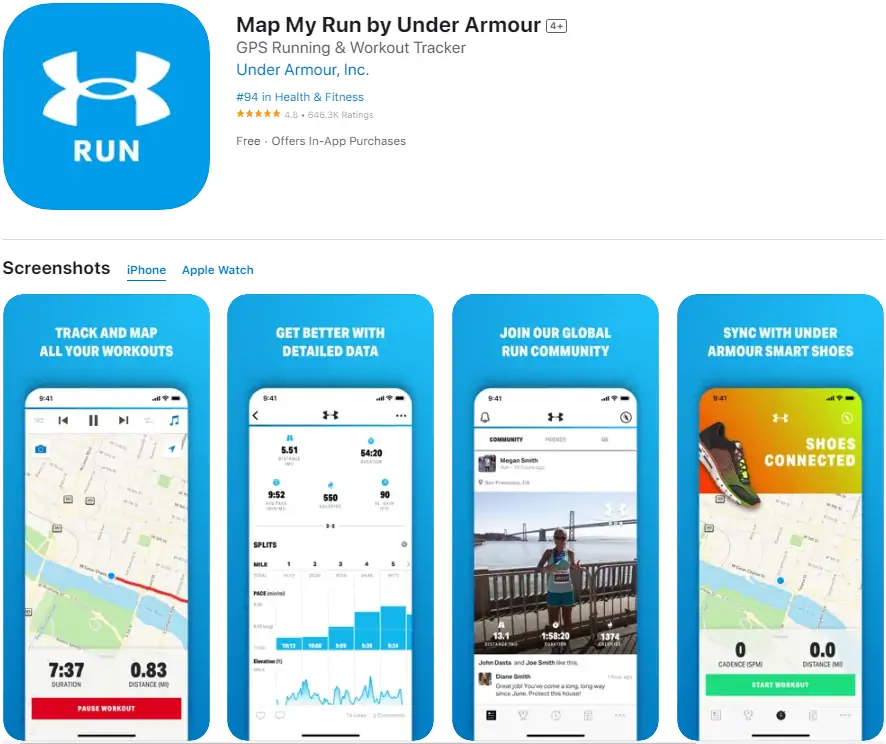 MapMyRun app