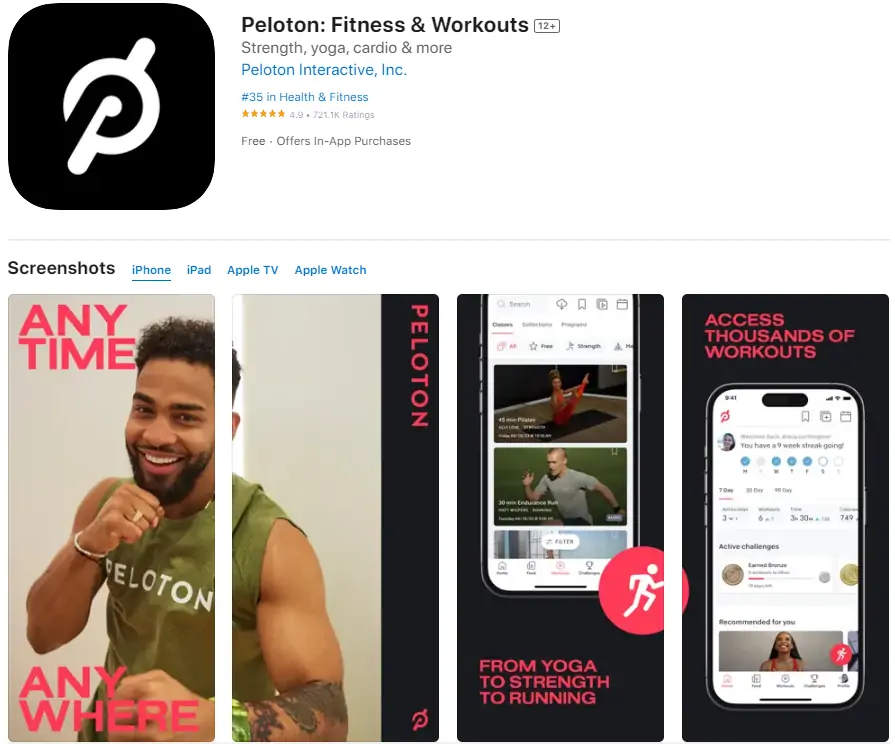 Peloton app