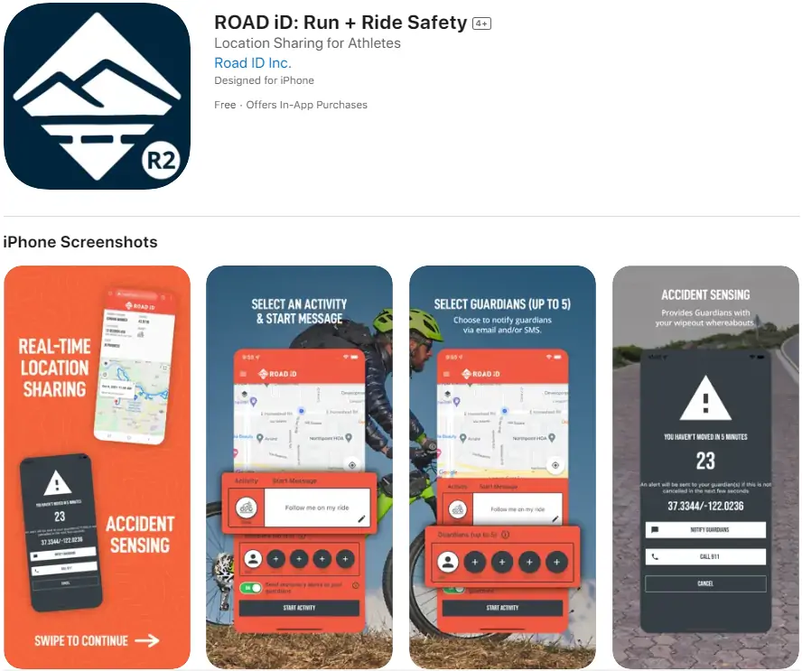 Road ID app