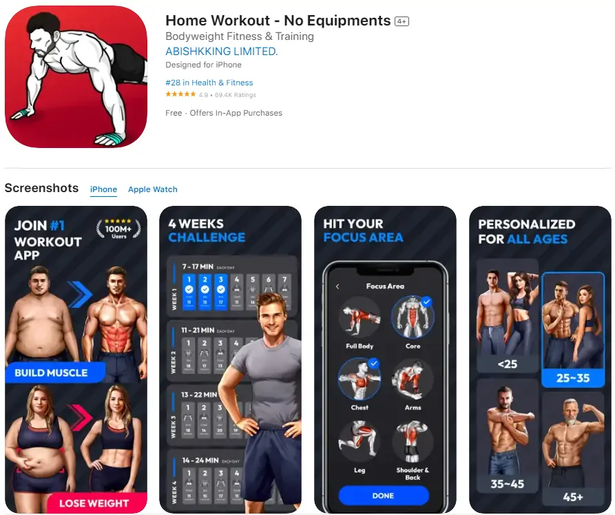 workout app