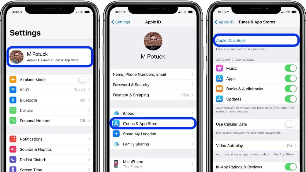 Changing Your Apple ID on Your iPhone