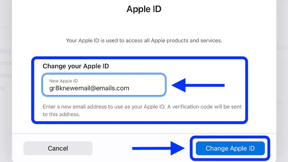 Changing Your Apple ID