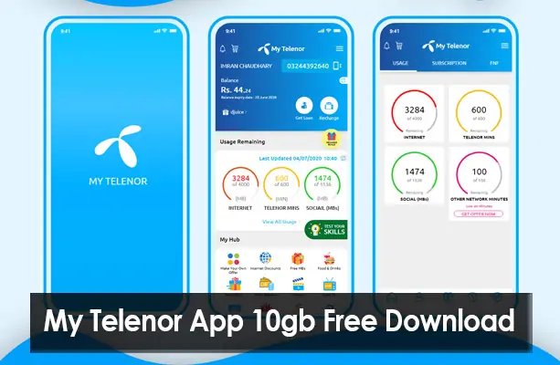 My Telenor App 10gb Free Download