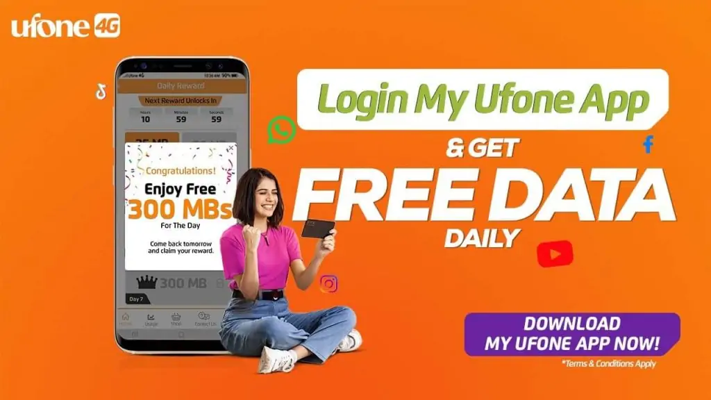 How to Get Free MBs on Ufone App