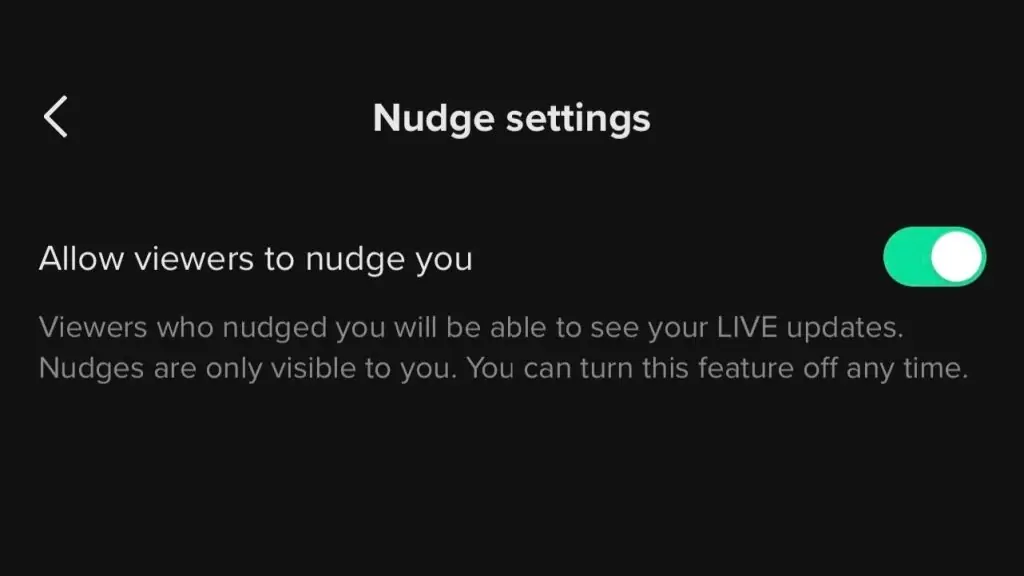 What is the Nudge Feature