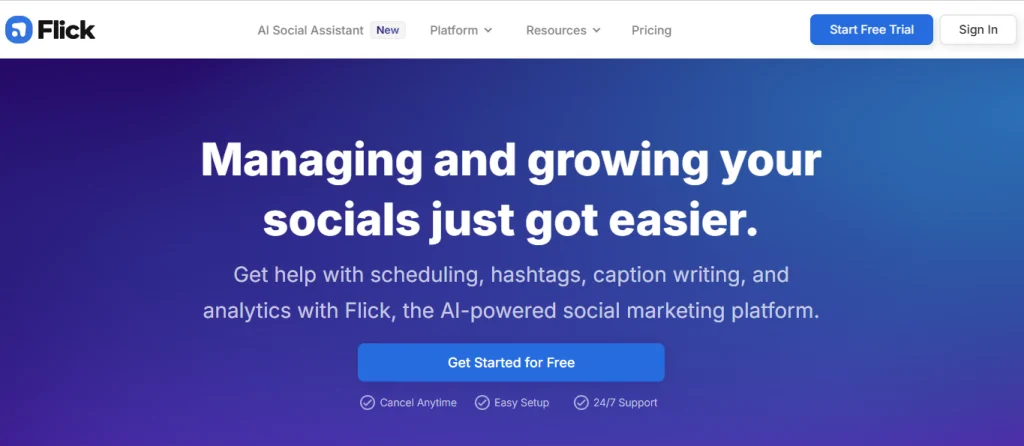 Flick social