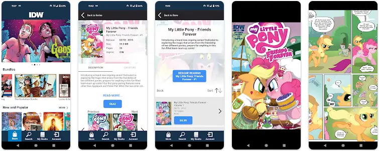 IDW Digital Comics Experience - Best Apps To Read Comics