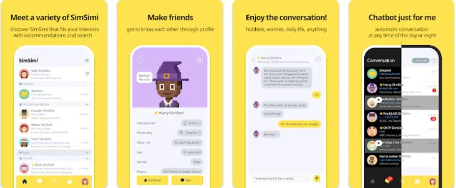 Simsimi ai boyfriend app