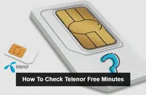 how to check telenor free minutes