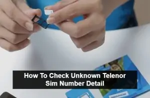 how to check unknown telenor sim number detail