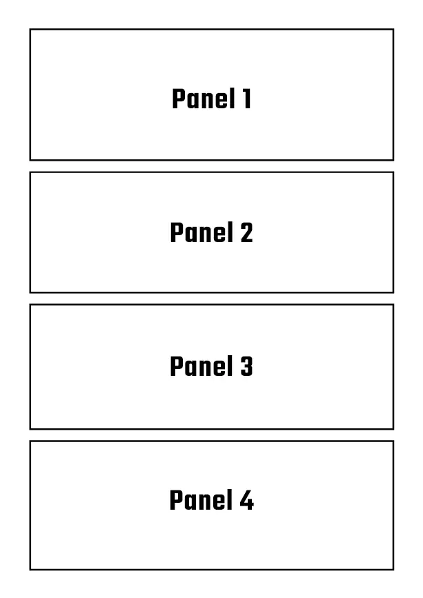 manga 4 panel reading sequence 