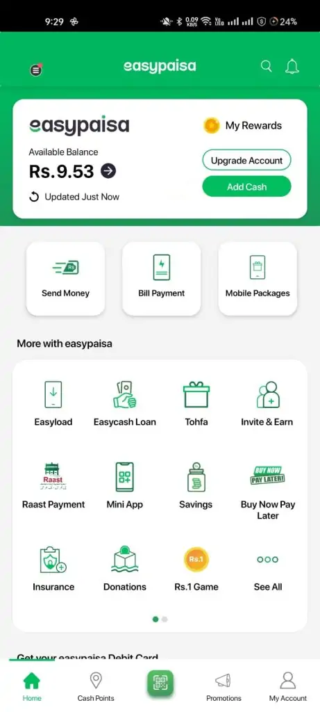 Easypaisa Account