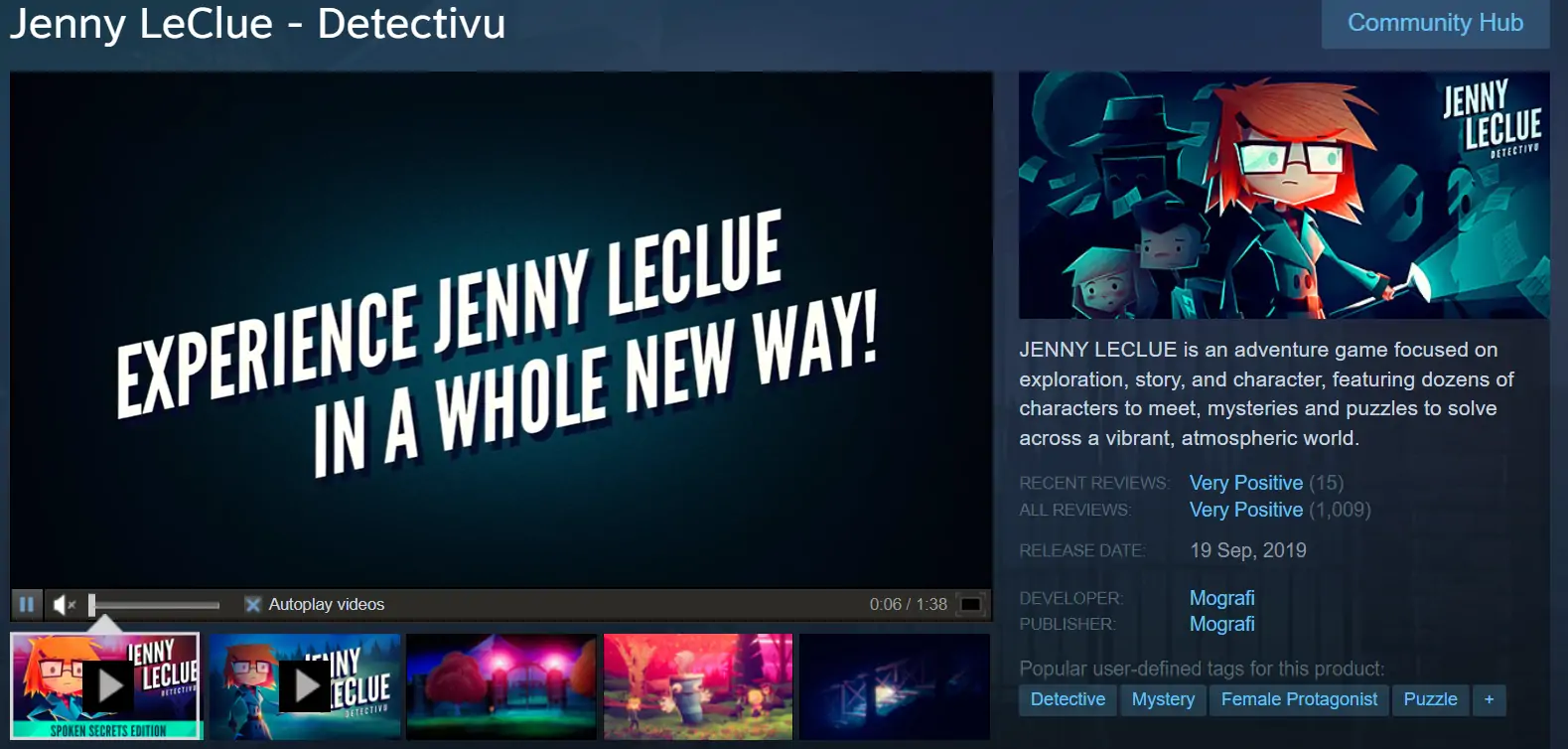 Jenny LeClue - Detectivu