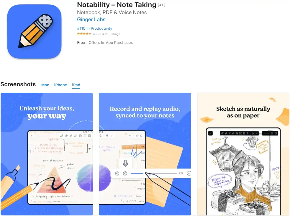 Notability – Note Taking