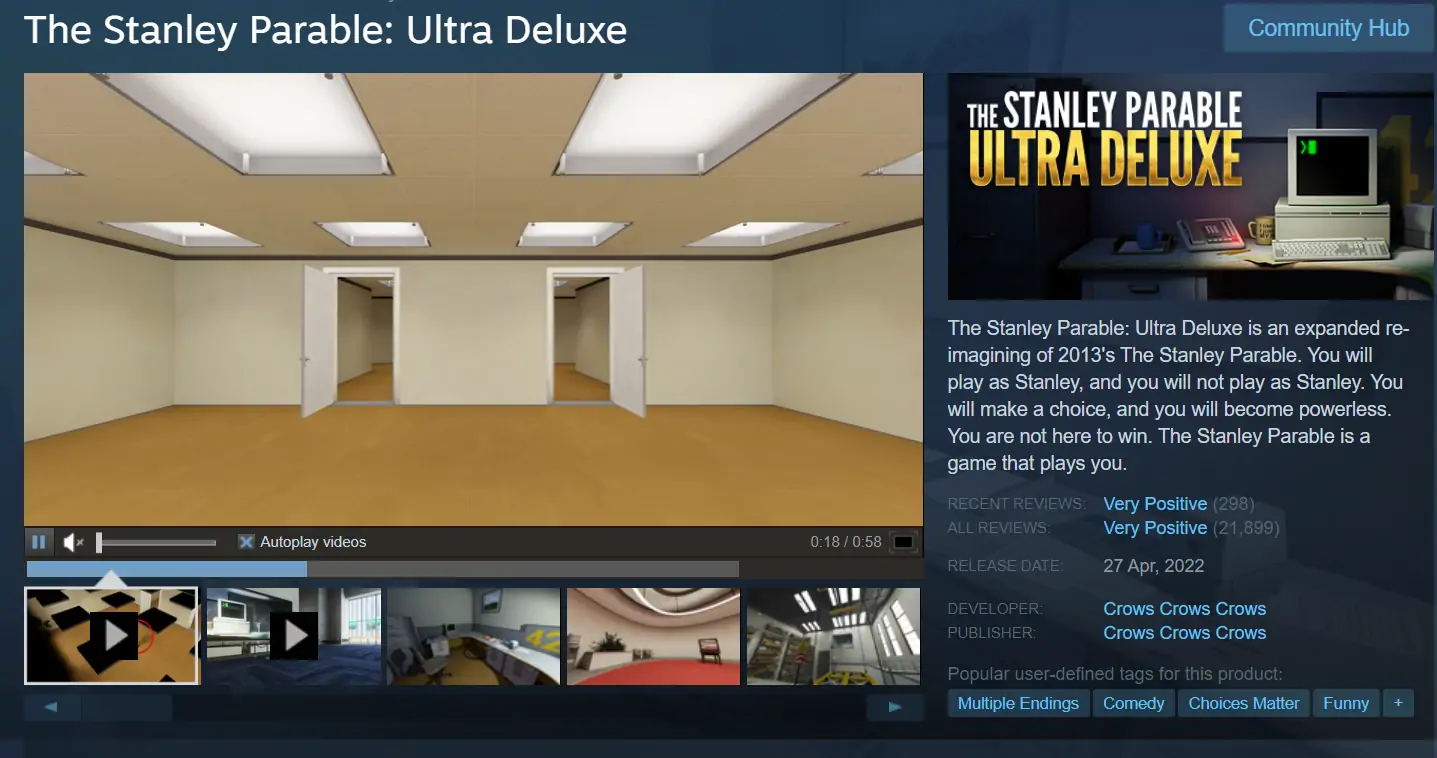 The Stanley Parable Ultra Deluxe (2022)