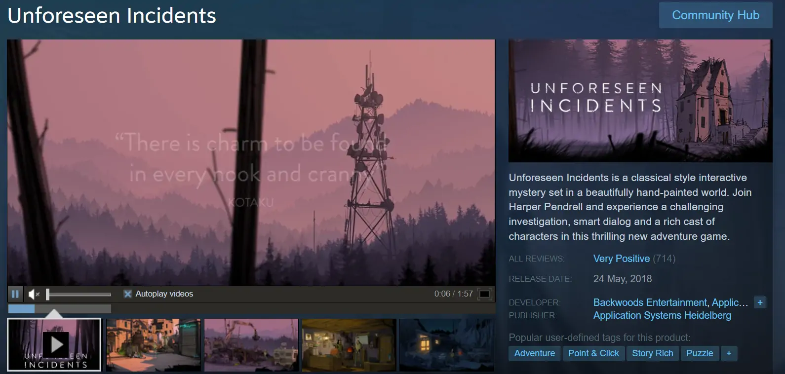 Unforeseen Incidents