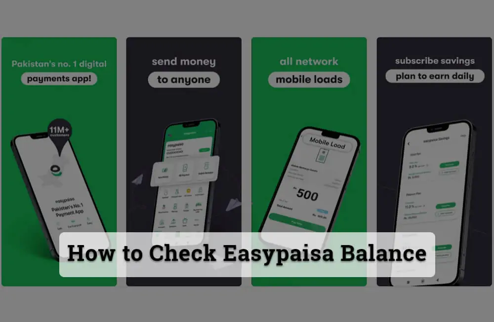 how to check easypaisa balance