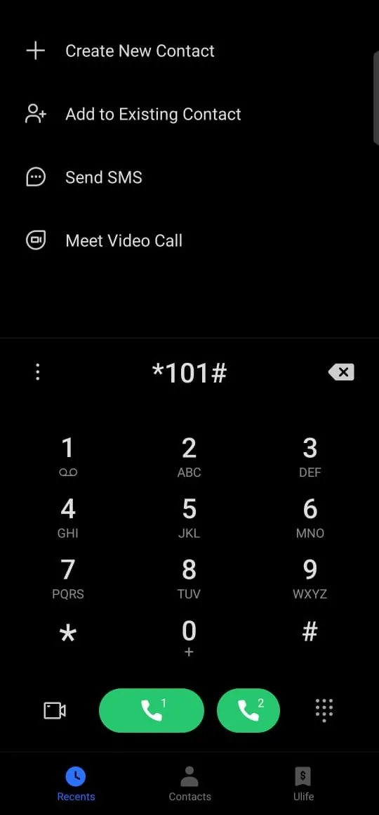 Dial 101