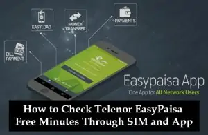 How to Check Telenor EasyPaisa Free Minutes Through SIM and App