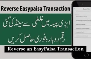 How to Reverse an EasyPaisa Transaction