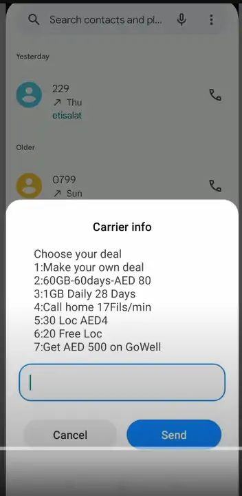 Etisalat 1GB Daily for 30 Days