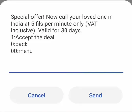 Etisalat India Calling Offer 5 Fils Per Minute