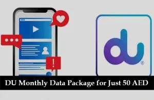 DU Monthly Data Package for Just 50 AED