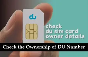 How to Check the Ownership of Your DU Number