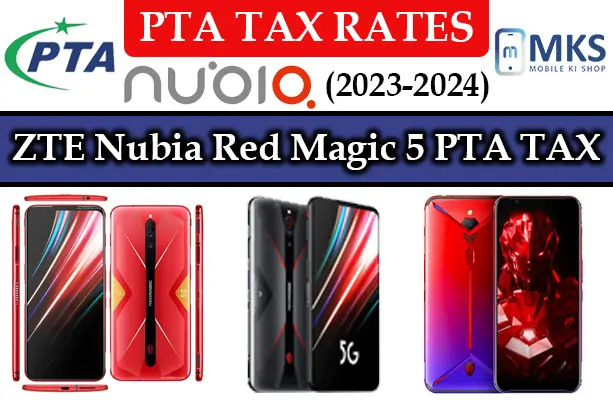 ZTE Nubia Red Magic 5 PTA Tax in Pakistan