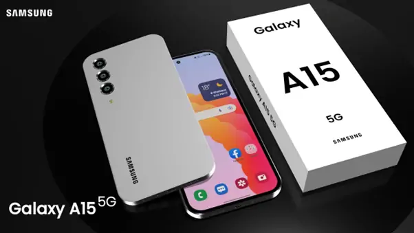 display of Samsung Galaxy A15 5G