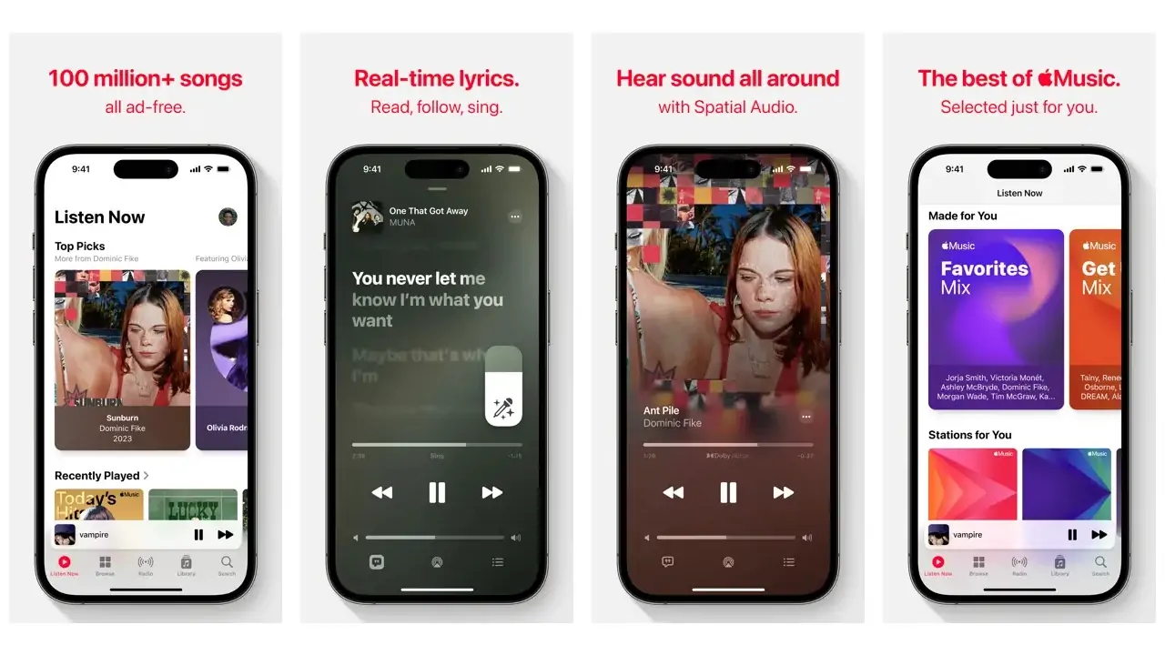Apple Music-screenshots