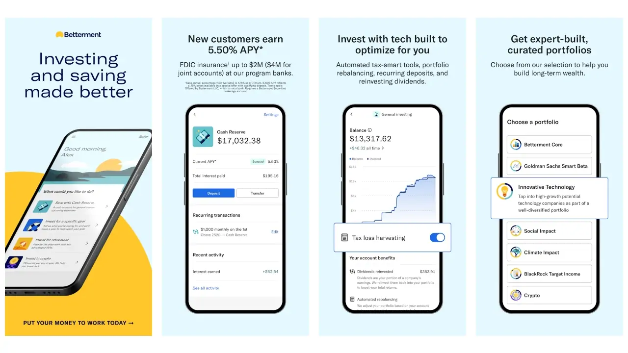 Betterment Invest & Save Money-screenshots