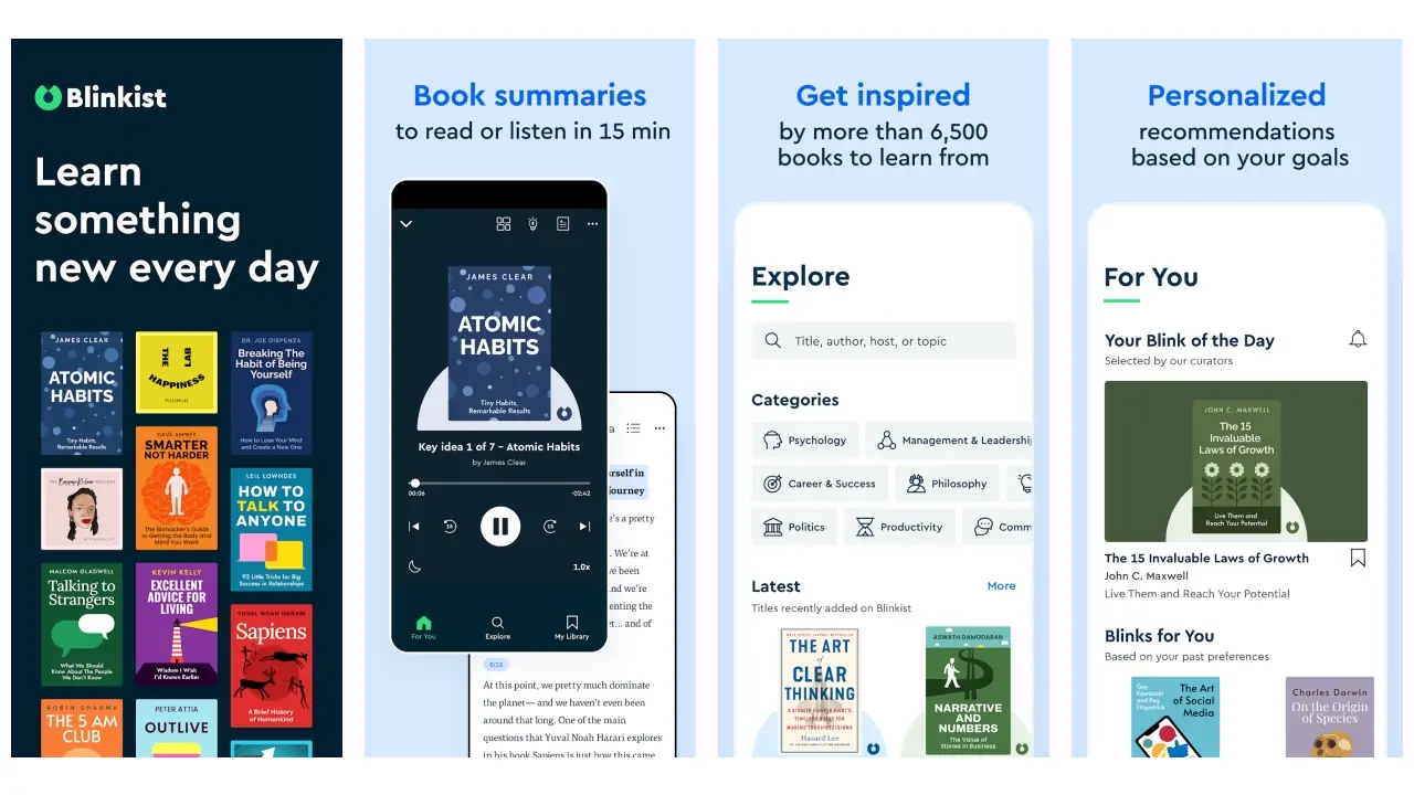 Blinkist: Book Summaries Daily-screenshots